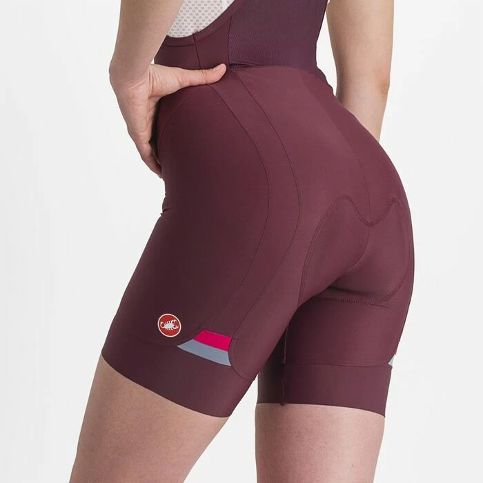Cuissard Court Castelli Prima Femme Bordeaux 2023 3 Cuissard Court Castelli Prima Femme Bordeaux 2023 – Image 3