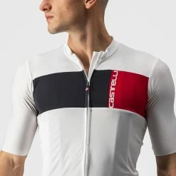 Maillot Manche Courte Castelli Prologo 7 Homme Blanc 2023 -Vélos Populaire Magasin 05 4522023 065 700x700 2